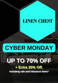 Preview of leaflet Cyber Monday from shop Linen Chest is valid from Dec 01, 2025
