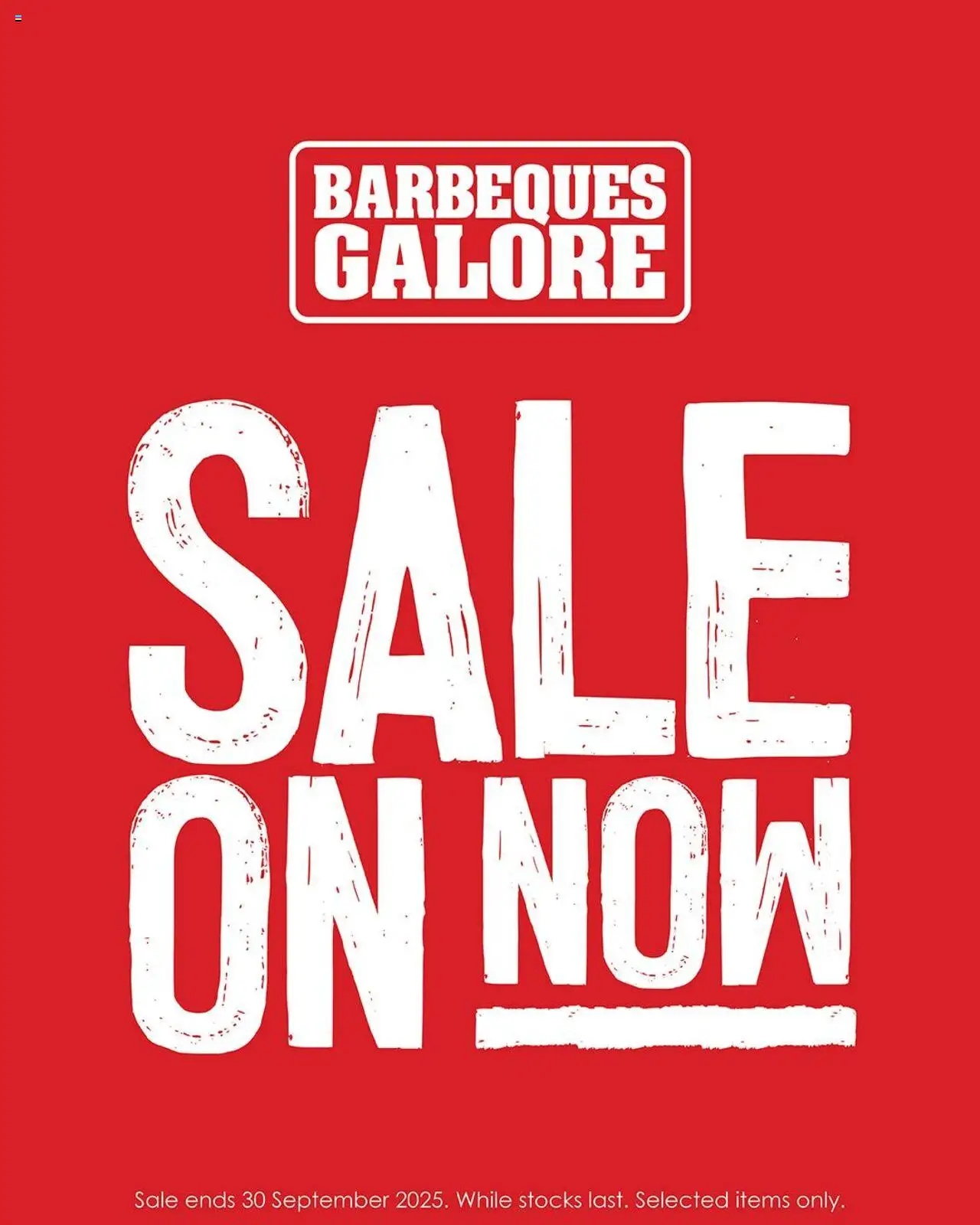 Barbeques Galore catalogue valid from 17/09/2025 - page 1