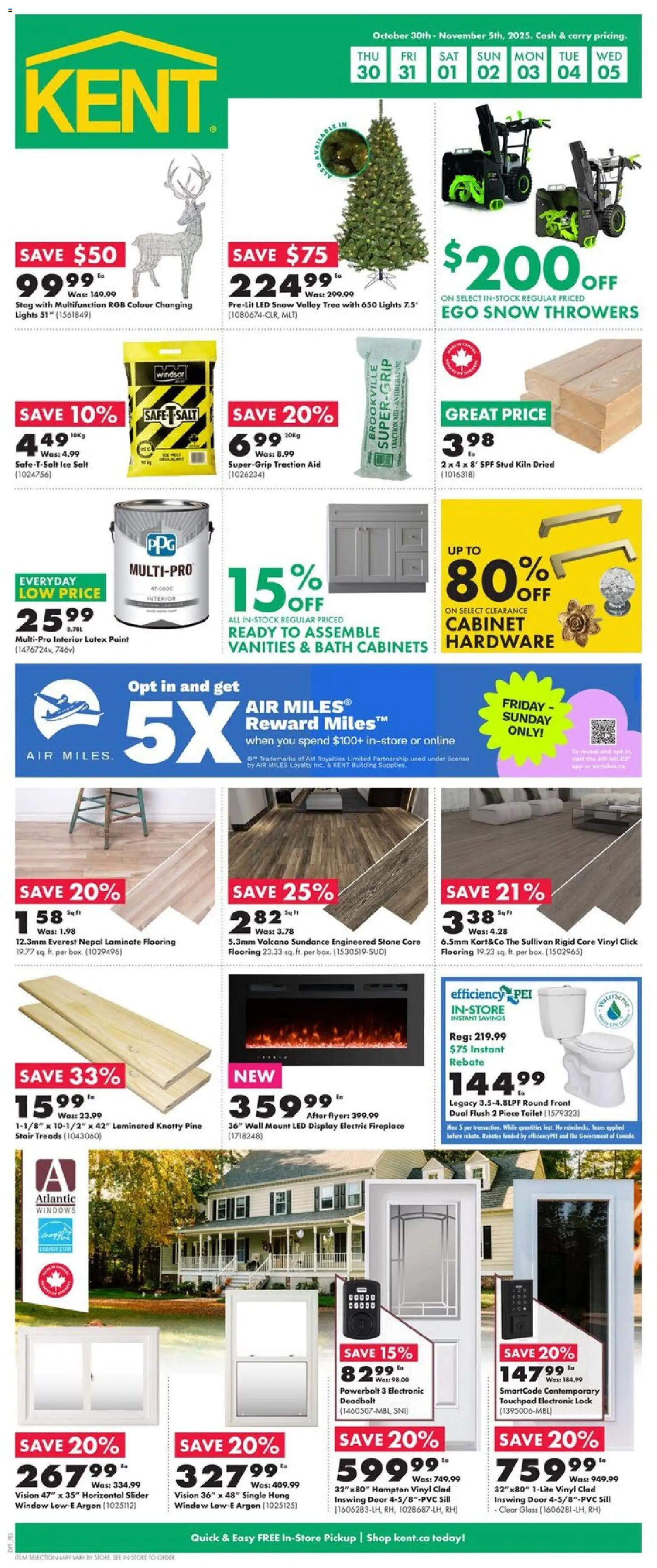 Preview of leaflet Weekly Flyer - PE from shop Kent is valid from Oct 30, 2025