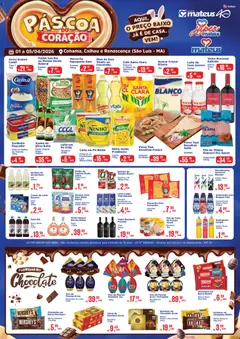 Pré-Visualização do folheto "Mateus ofertas Páscoa do Coração" da loja Mateus válido a partir de 01/04/2026