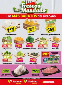Vista previa las ofertas de la tienda Soriana - Frescos del Mandado Mercado: Nuevo León desde el 17/02/2026 