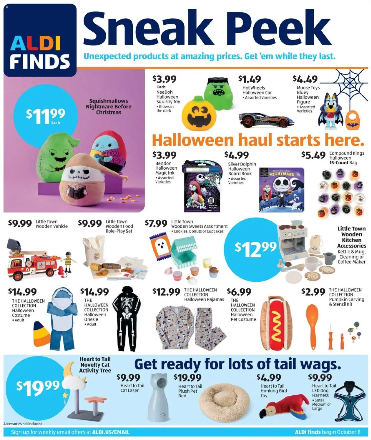 Aldi Weekly Ad from 10/08/2025 - Flyer, Sales ad - Page number 1
