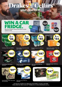 Preview of catalogue Cellars from shop Drakes valid 24/09/2025
