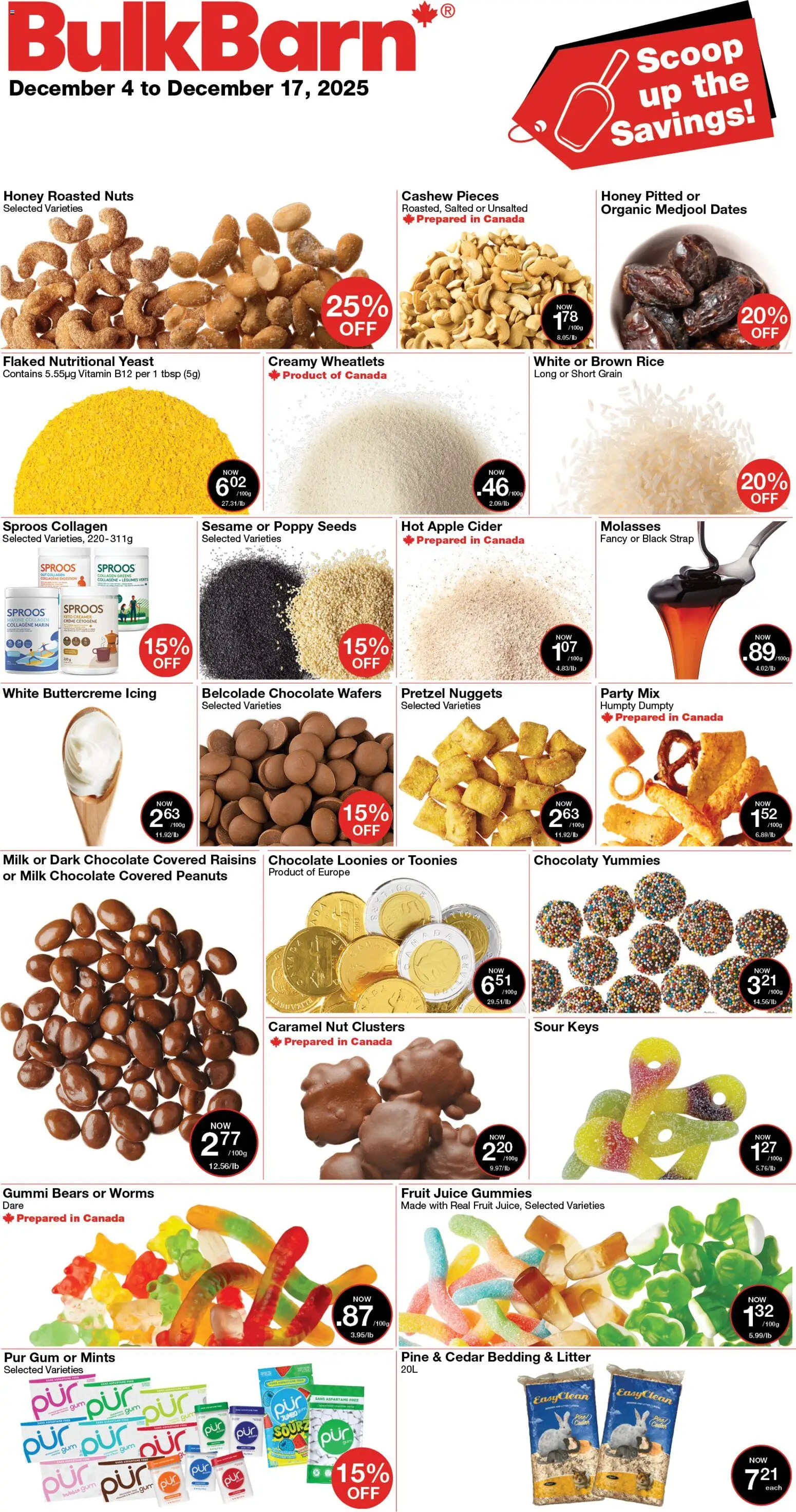 Preview of leaflet Weekly Flyer from shop Bulk Barn is valid from Dec 04, 2025