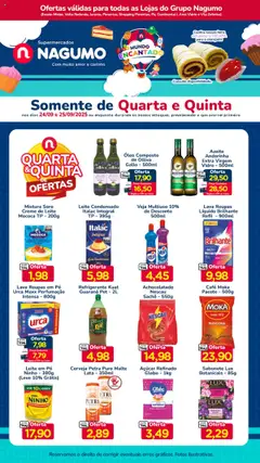 Pré-Visualização do folheto "Ofertas Quarta e Quinta" da loja Nagumo válido a partir de 24/09/2025