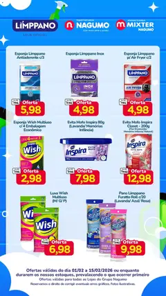 Pré-Visualização do folheto "Ofertas Limppano" da loja Nagumo válido a partir de 01/02/2026