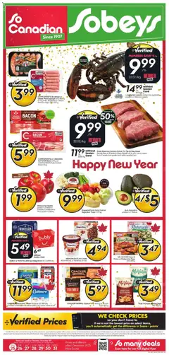 Preview of leaflet Weekly Flyer - NS from shop Sobeys is valid from Dec 25, 2025
