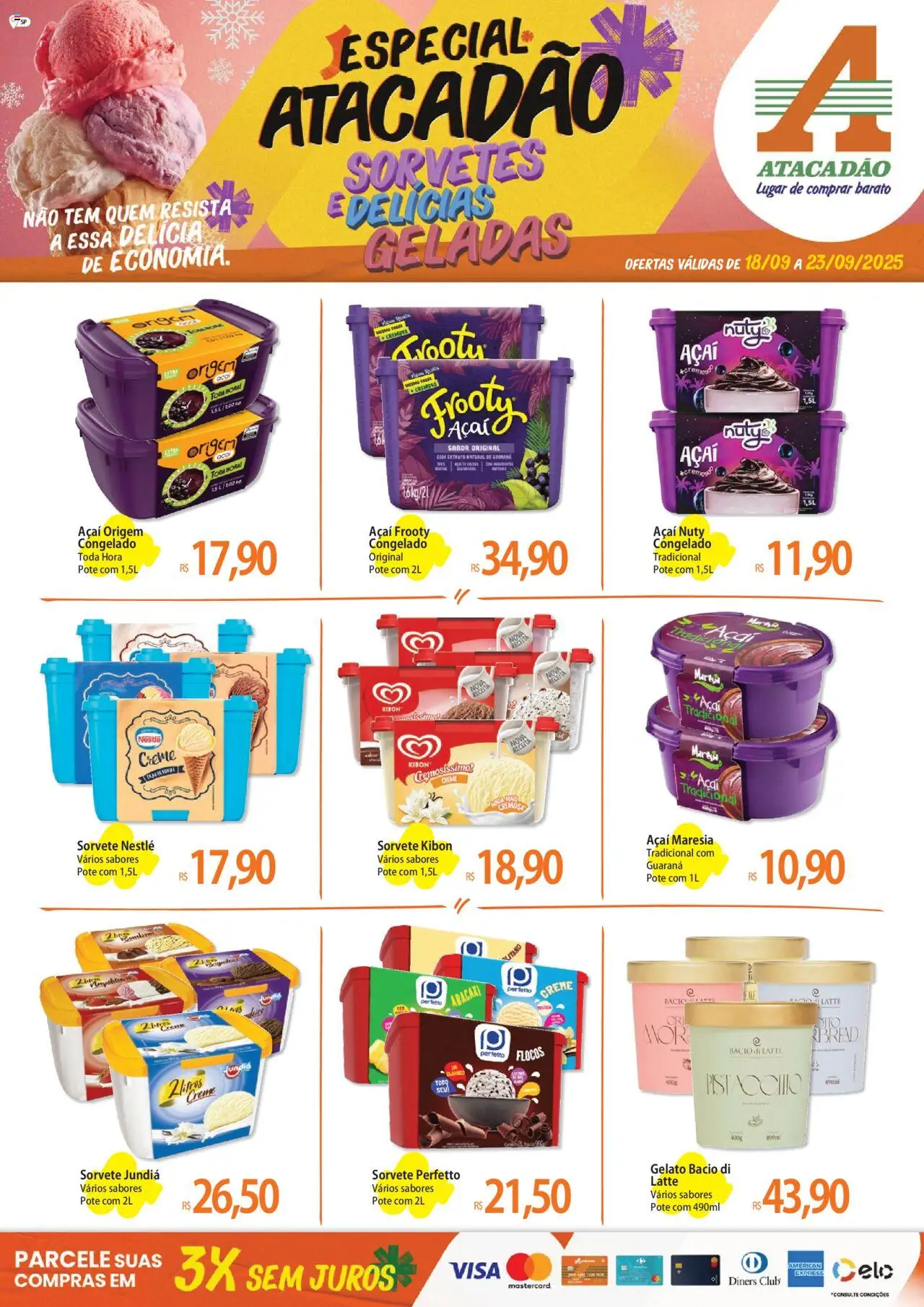 Atacadão folheto "Ofertas - SP" válido a partir de 18/09/2025 - número de página 1