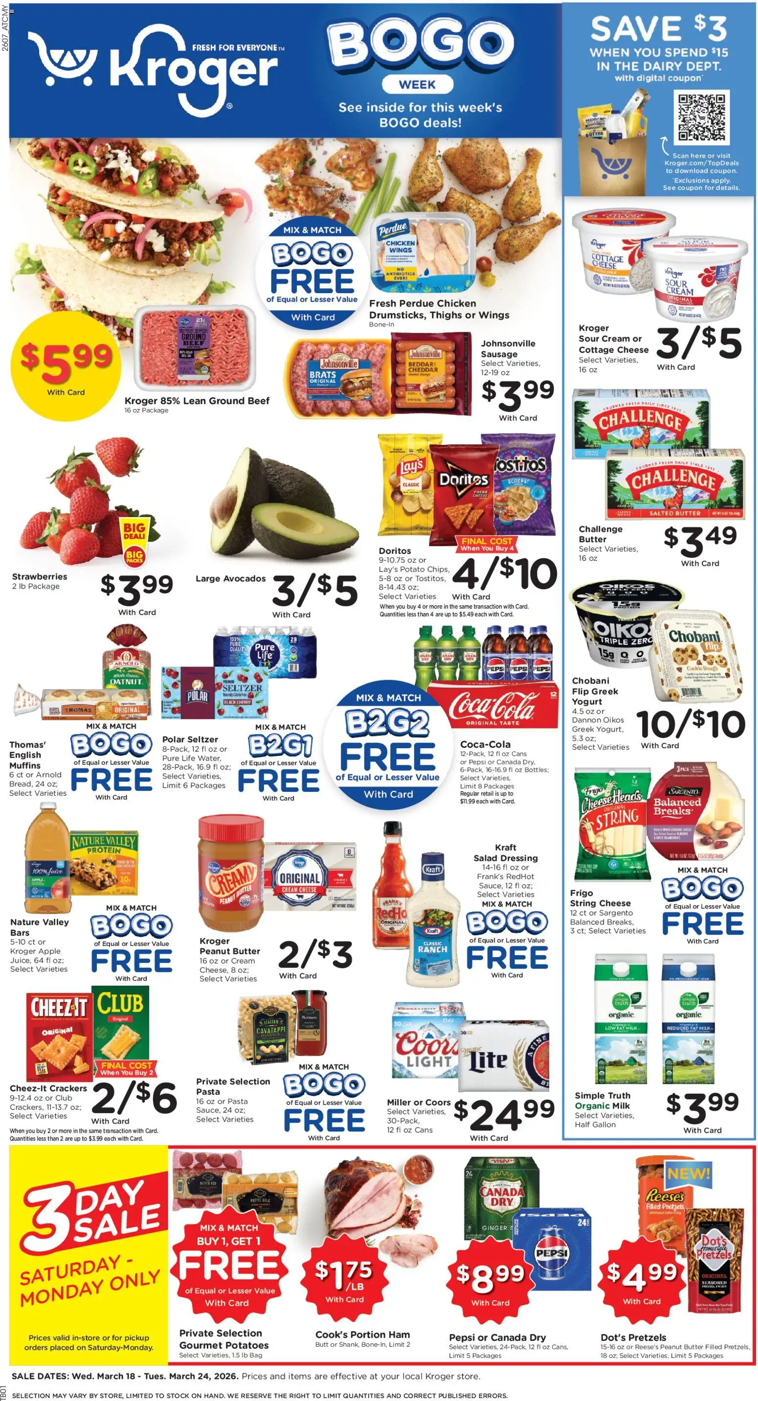 Ad Preview of Kroger Kroger Weekly Ad from 03/18/2026