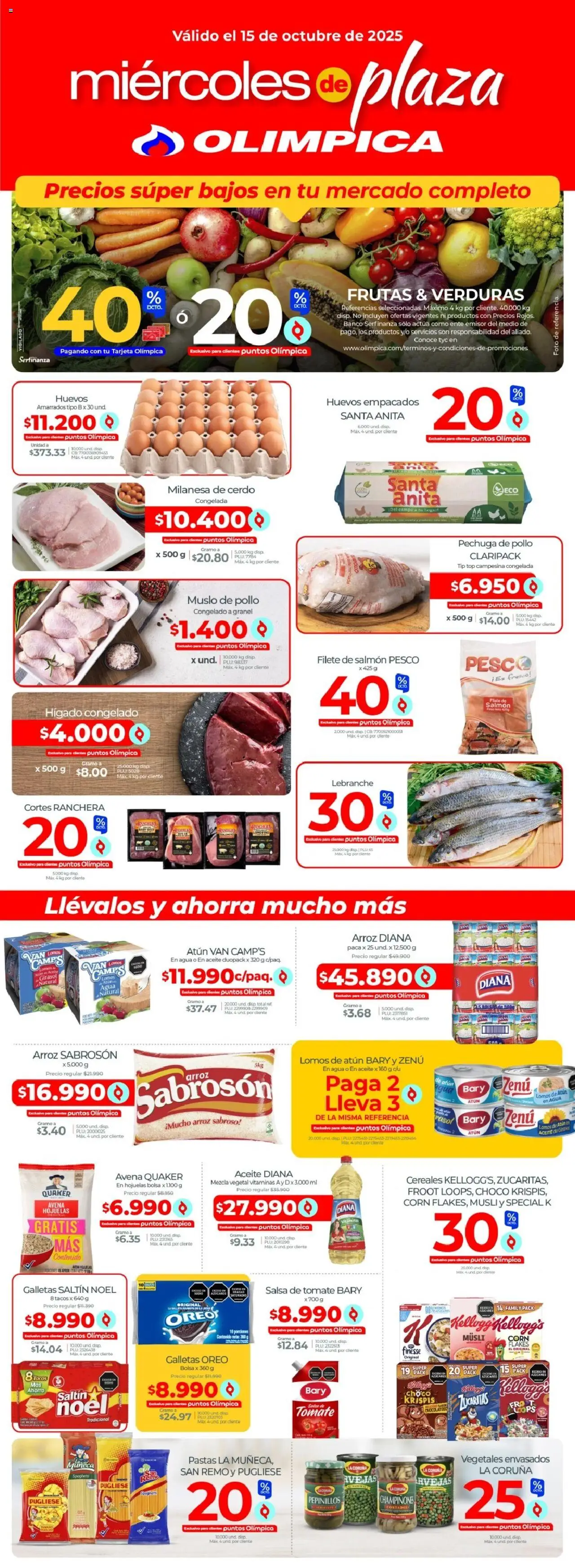 Olímpica Catálogo: 15/10/2025 - 15/10/2025 > Últimas Ofertas pagina numero 1