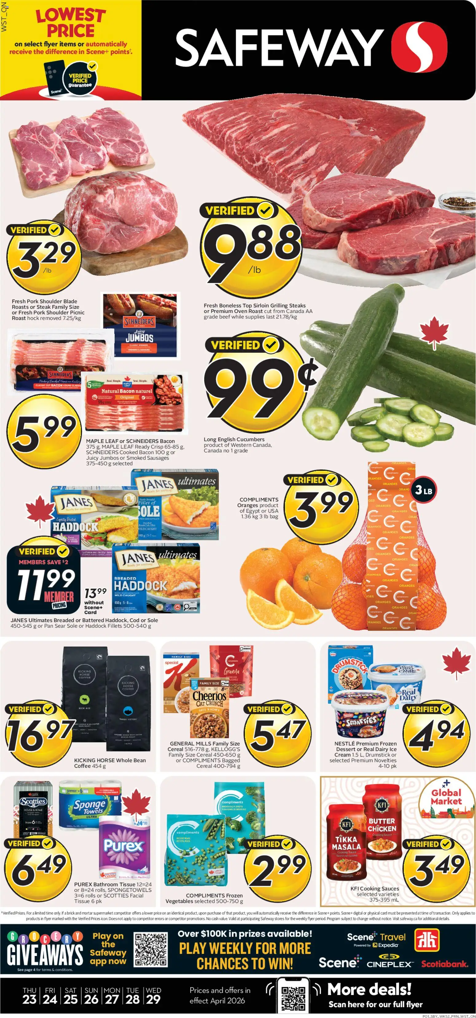 Preview of leaflet Safeway weekly flyer / circulaire from shop Safeway is valid from Apr 23, 2026