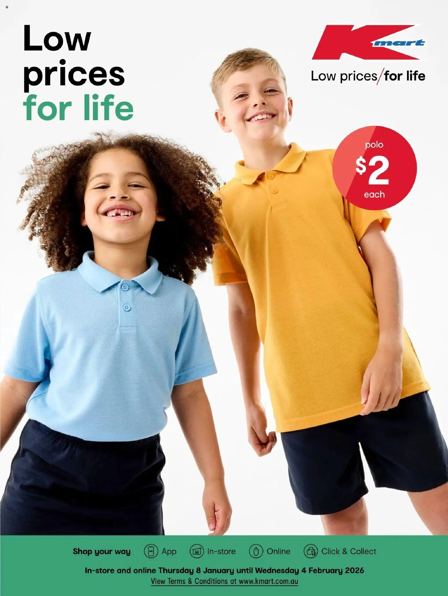 Preview of catalogue Catalogue from shop Kmart valid 08/01/2026