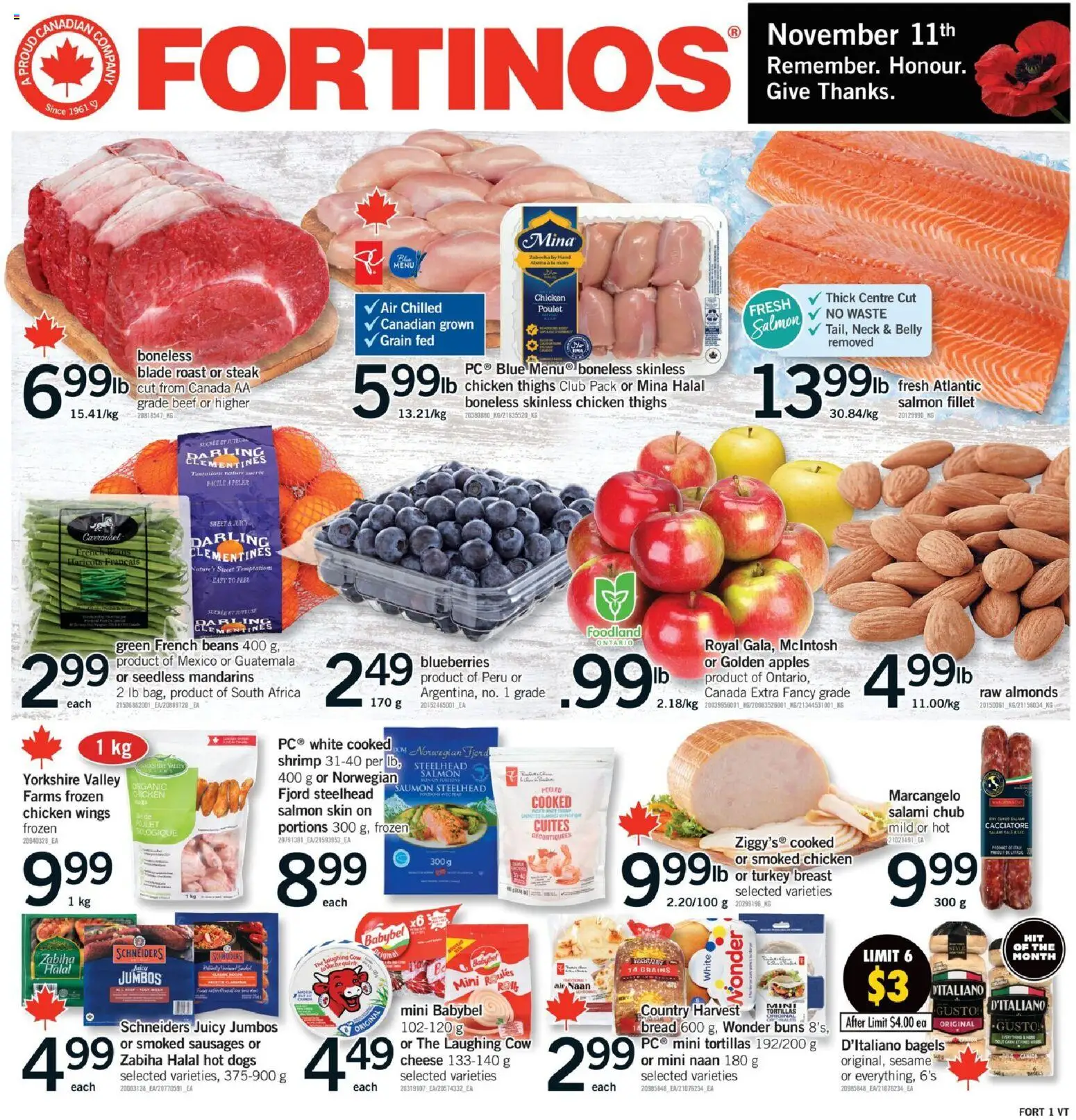 Preview of leaflet Etobicoke from shop Fortinos is valid from Nov 06, 2025
