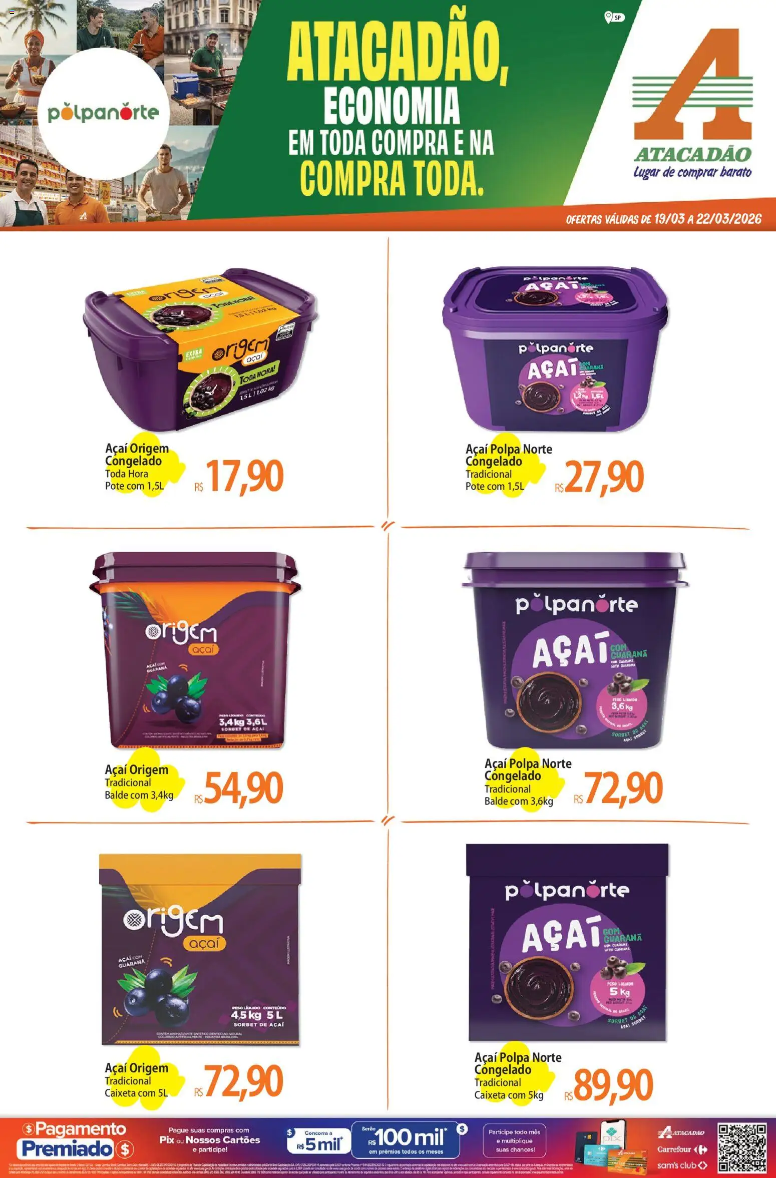 Pré-Visualização do folheto "Atacadão ofertas - SP" da loja Atacadão válido a partir de 19/03/2026
