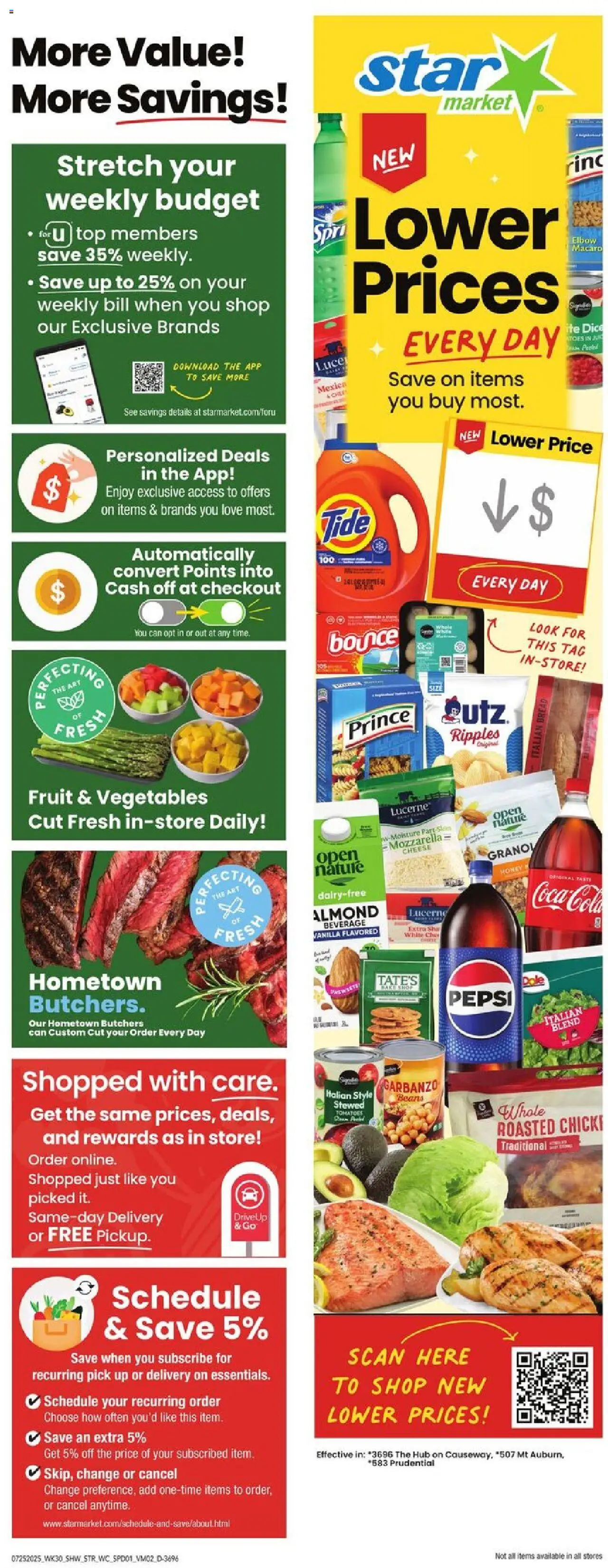 Star Market Weekly Ad - MA from 07/25/2025 - Flyer - Page number 1
