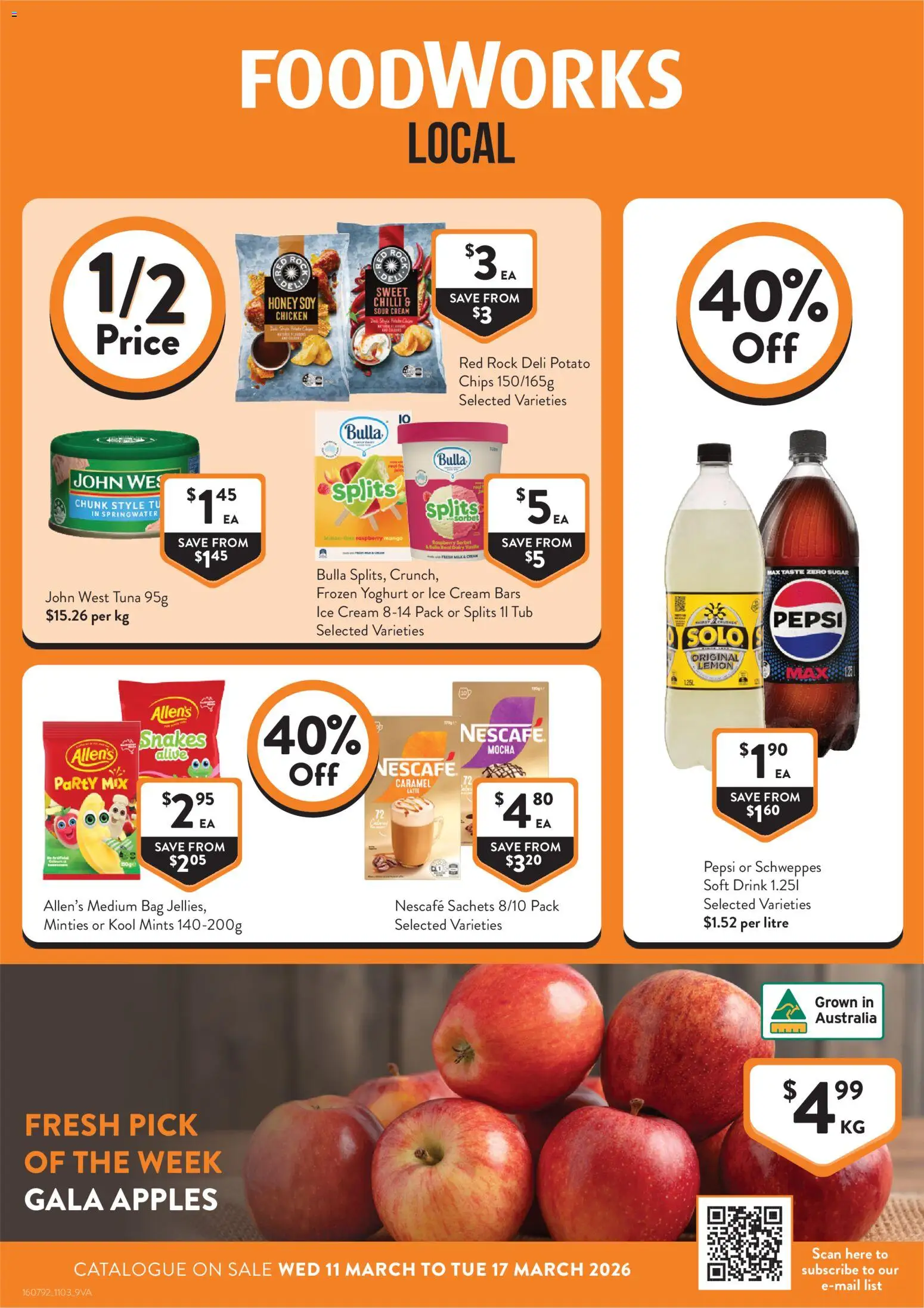 Preview of catalogue Foodworks catalogue VIC from shop Foodworks valid 11/03/2026