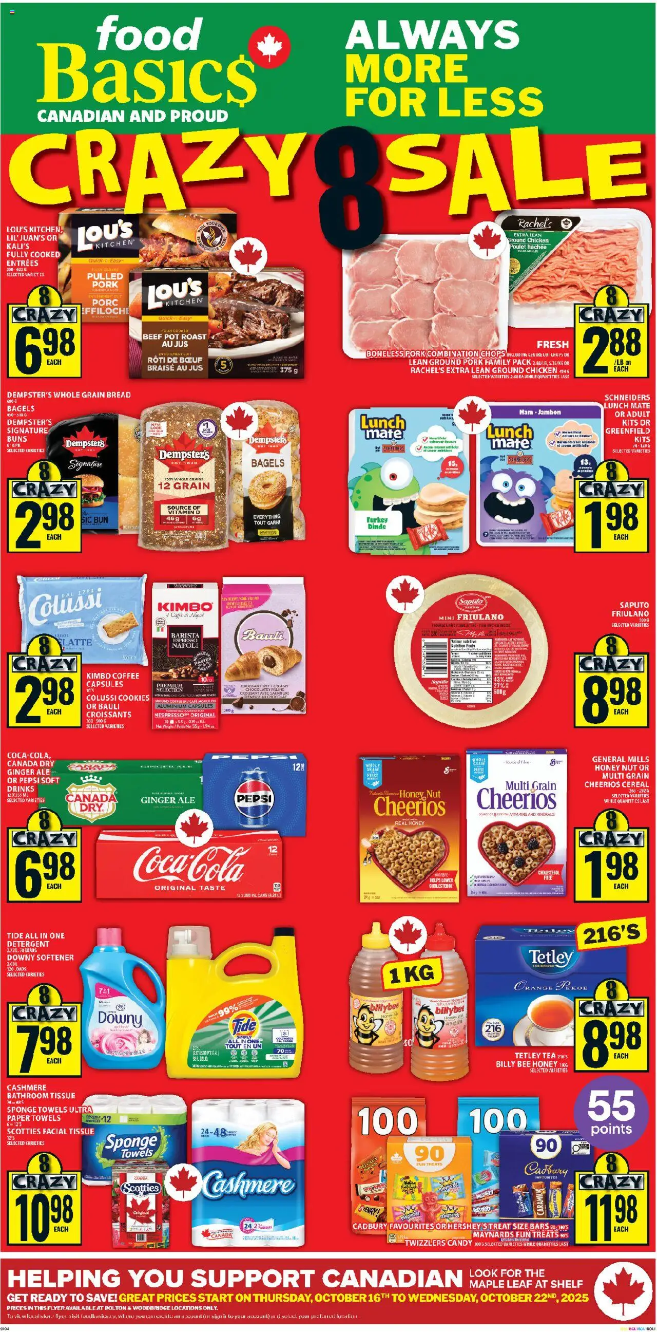 Food Basics flyer valid from Oct 16, 2025 - page number 1