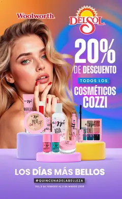 Vista previa las ofertas de la tienda Del Sol y Woolworth - Catálogo desde el 05/02/2026 
