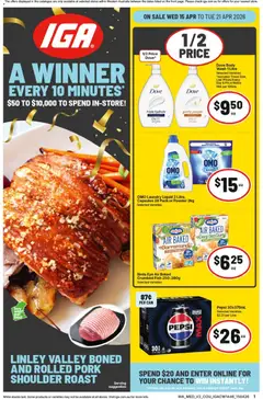 Preview of catalogue IGA catalogue NT/WA from shop IGA valid 15/04/2026