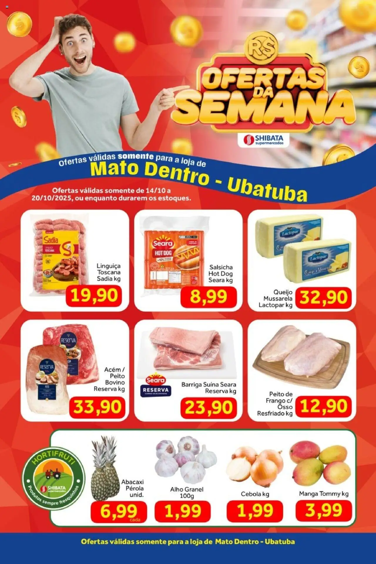 Shibata folheto "Ofertas Ubatuba" válido a partir de 14/10/2025 - número de página 1