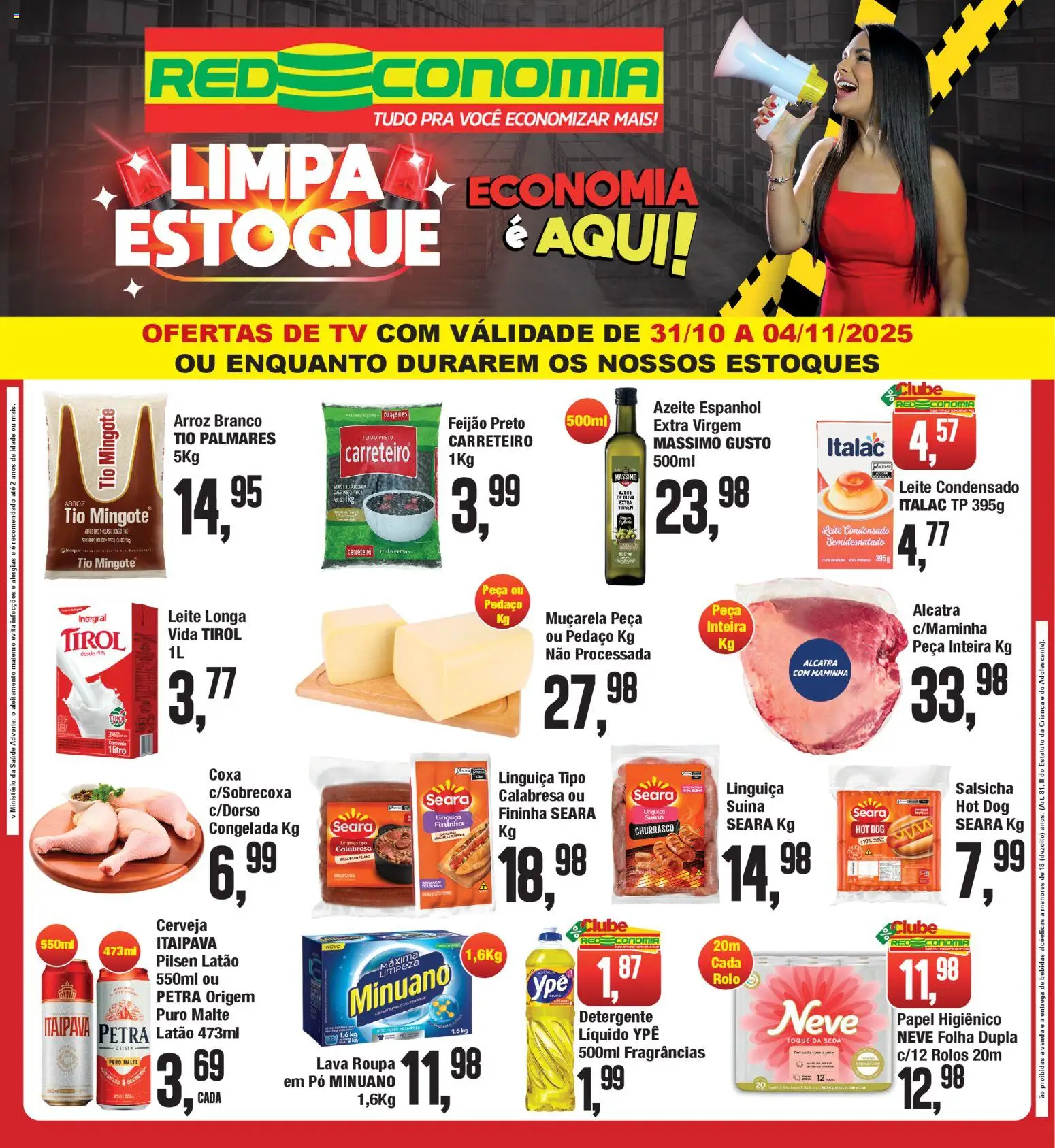 Pré-Visualização do folheto "Encarte" da loja RedEconomia válido a partir de 31/10/2025