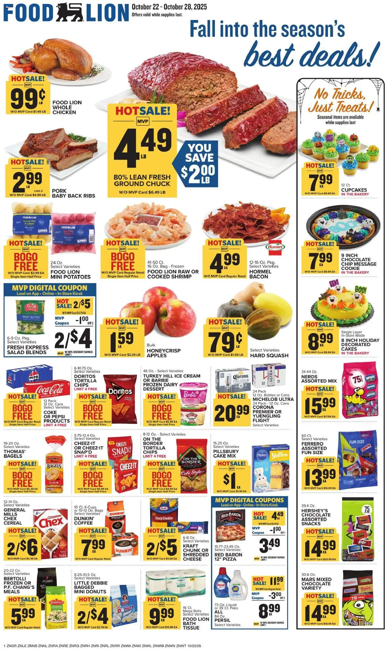 Food Lion Weekly Ad (10/22/2025) >> Preview AD next week - Page number 1