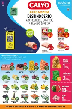 Pré-Visualização do folheto "Ofertas da semana" da loja Calvo Atacadista válido a partir de 17/10/2025