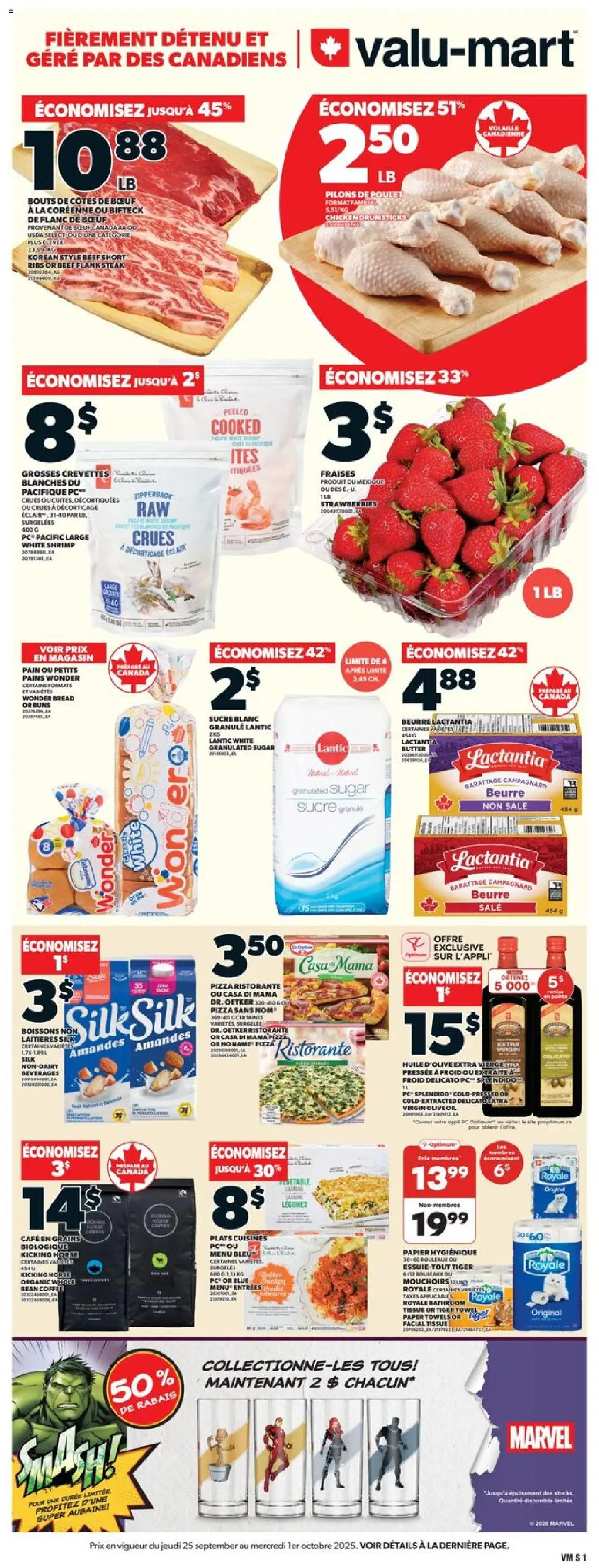 Valu Mart flyer valid from Sep 25, 2025 - page number 1