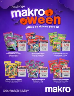  Vista previa del prospecto Catálogo Halloween del almacen Makro válida del 10/10/2025 al 23/10/2025