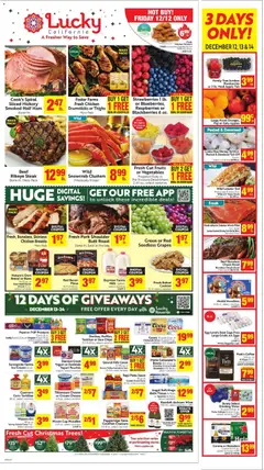 Ad Preview of Lucky Supermarkets Weekly Ad from 12/10/2025
