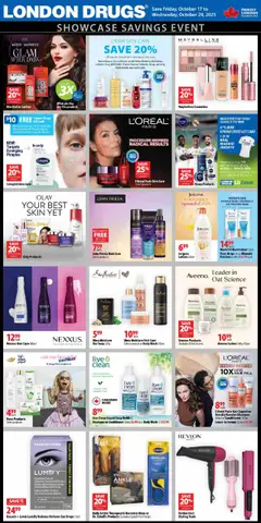 Un aperçu du dépliant Showcase Insert du magasin London Drugs est valide à partir 17 oct. 2025