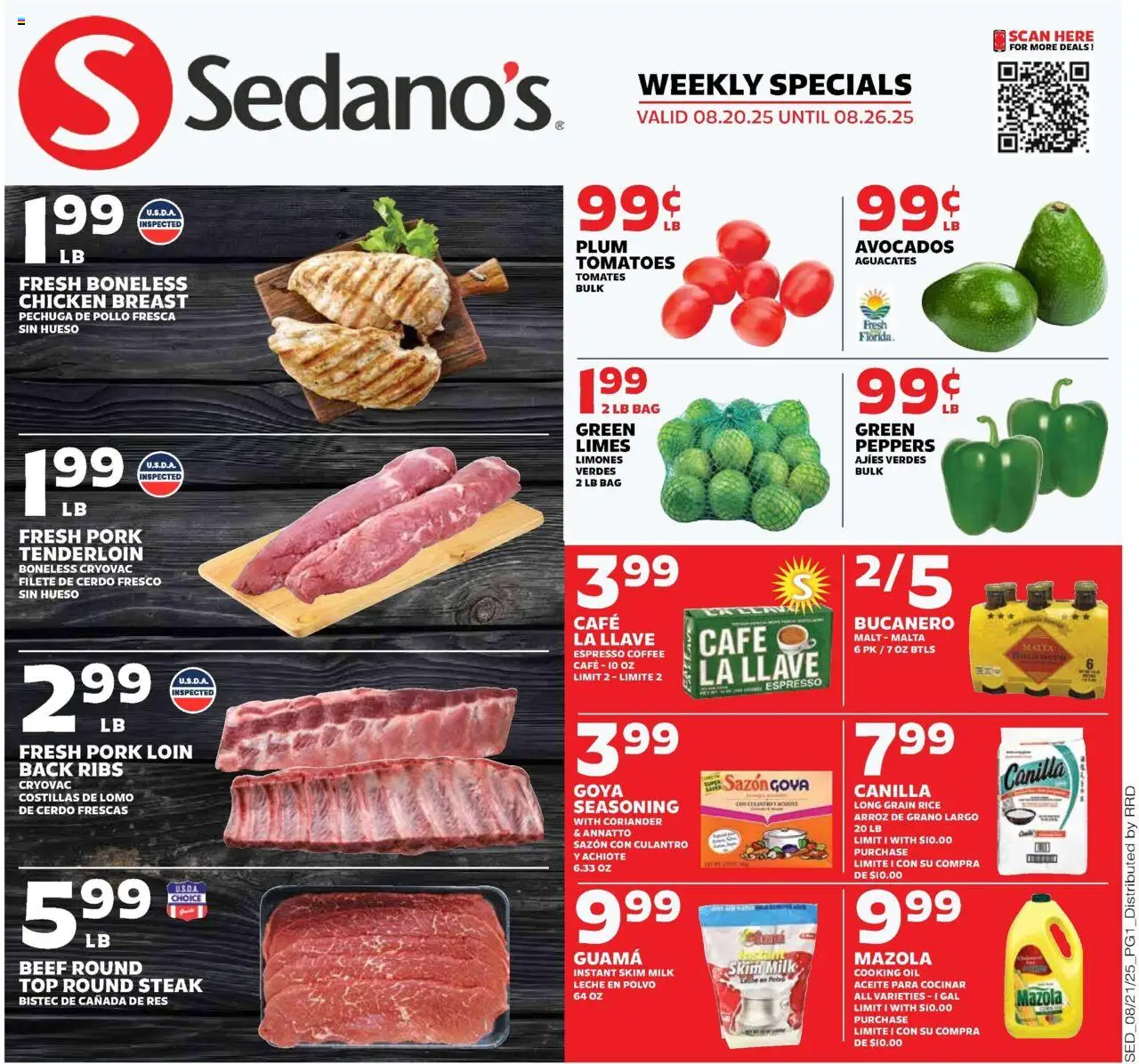 Sedano's Weekly Ad - FL from 08/20/2025 - Flyer - Page number 1
