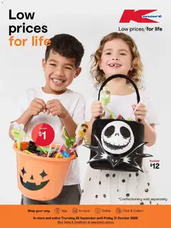Preview of catalogue Low Prices for Life from shop Kmart valid 22/10/2025