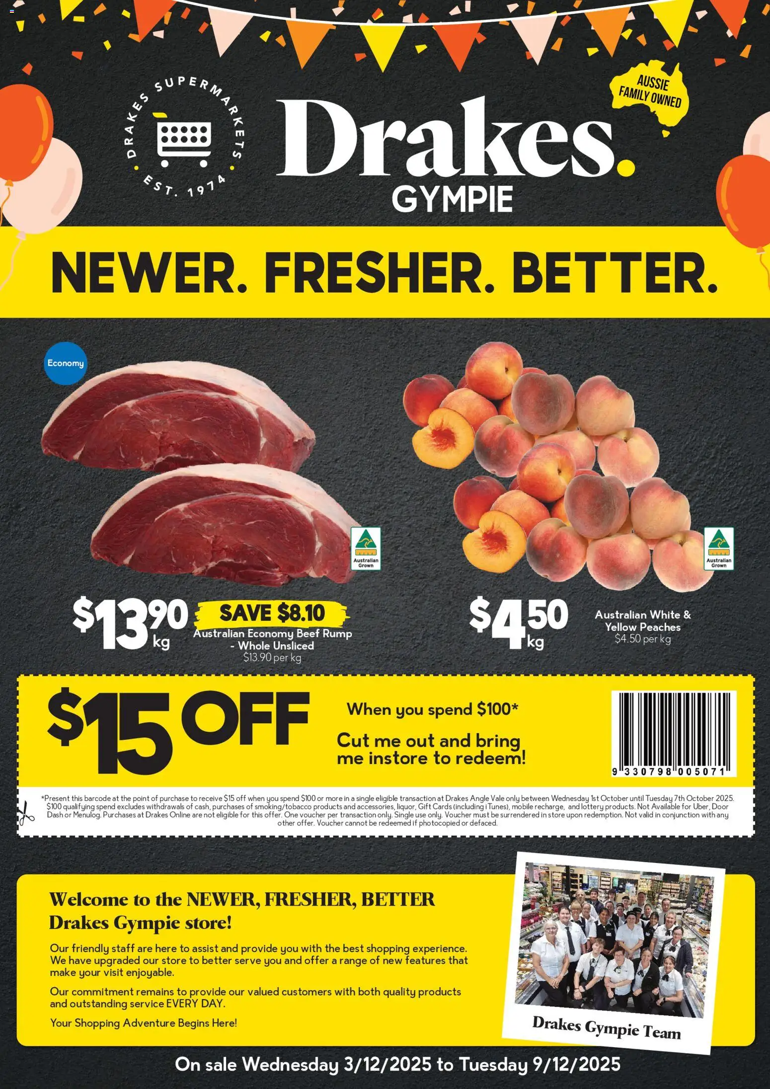 Preview of catalogue Gympie QLD from shop Drakes valid 03/12/2025