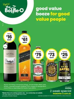 Preview of catalogue The Bottle-O catalogue QUEENSTOWN from shop The Bottle-O valid 02/03/2026