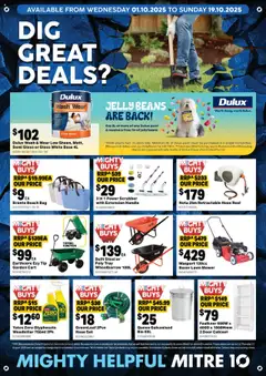 Preview of catalogue Catalogue from shop Mitre 10 valid 01/10/2025