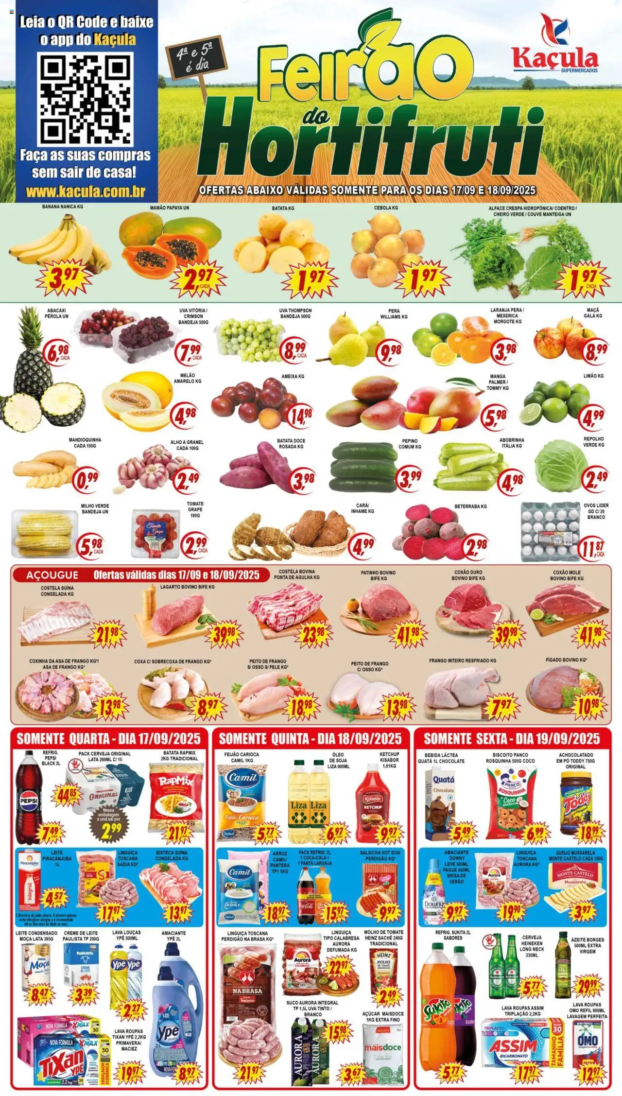 Kaçula folheto "Ofertas da semana" válido a partir de 17/09/2025 - número de página 1