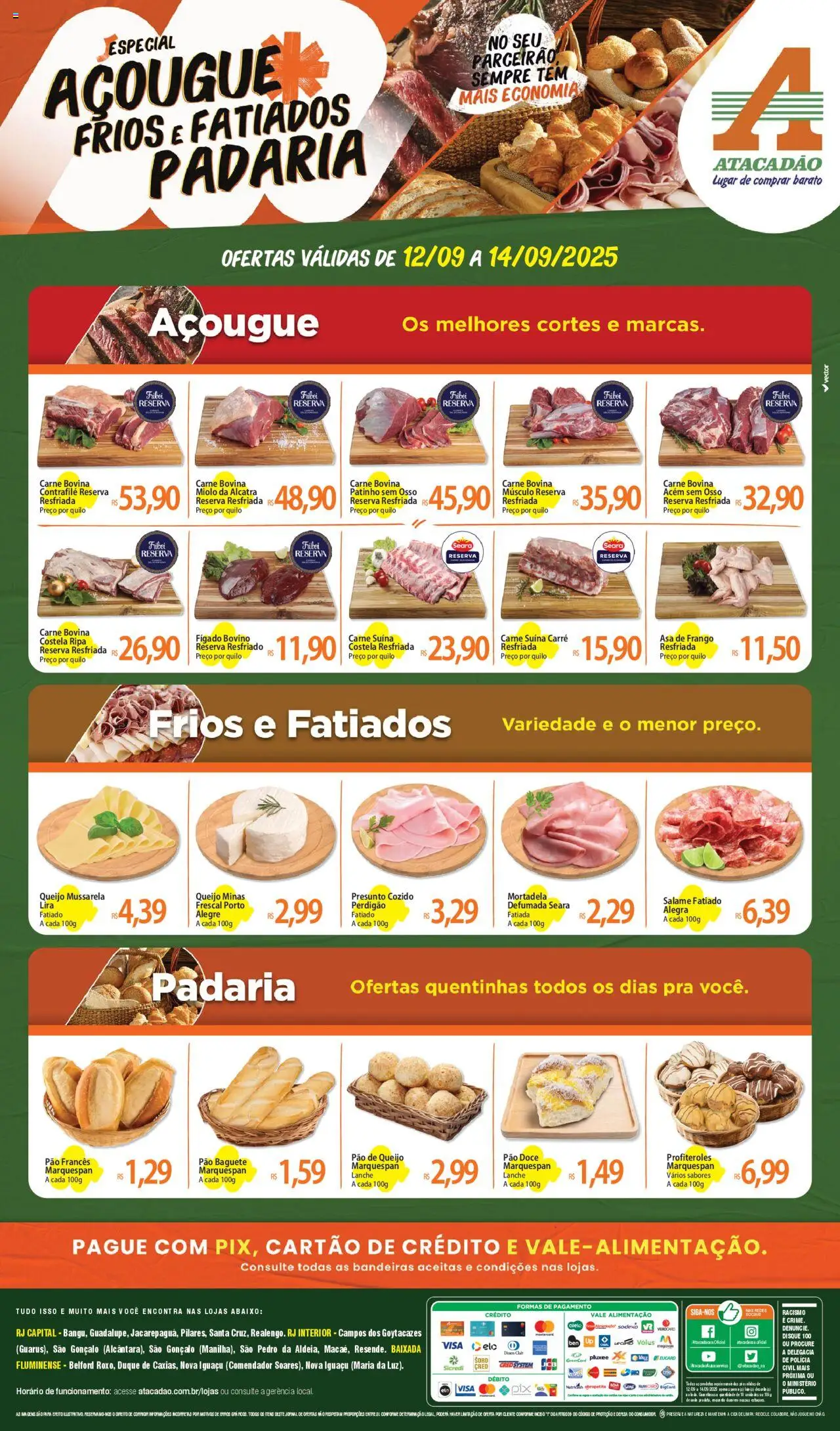 Atacadão folheto "Ofertas - RJ" válido a partir de 12/09/2025 - número de página 1
