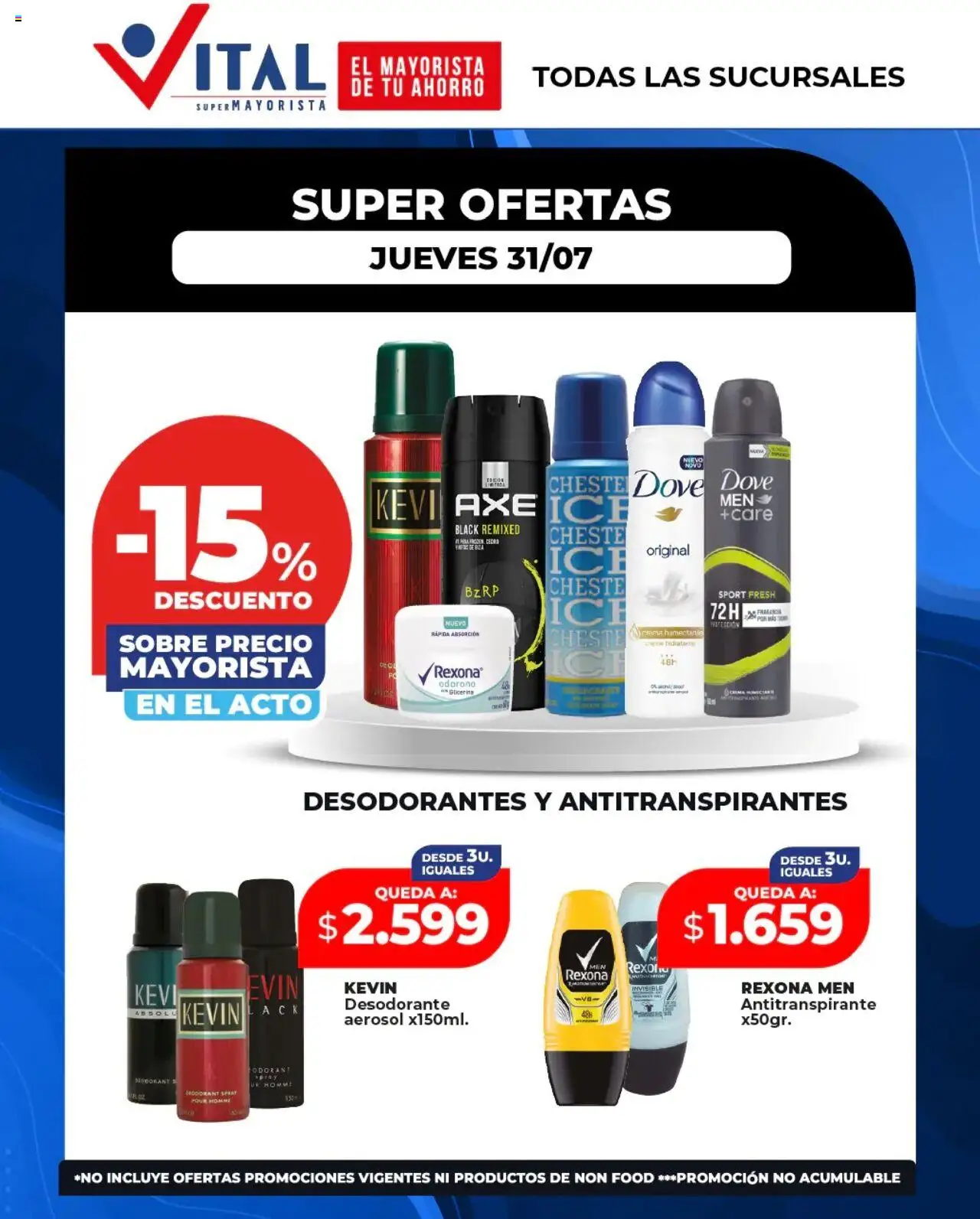 Vital Super ofertas del 31/07/2025 >> Catálogo - Sobre, Crema, Desodorante, Antitranspirante