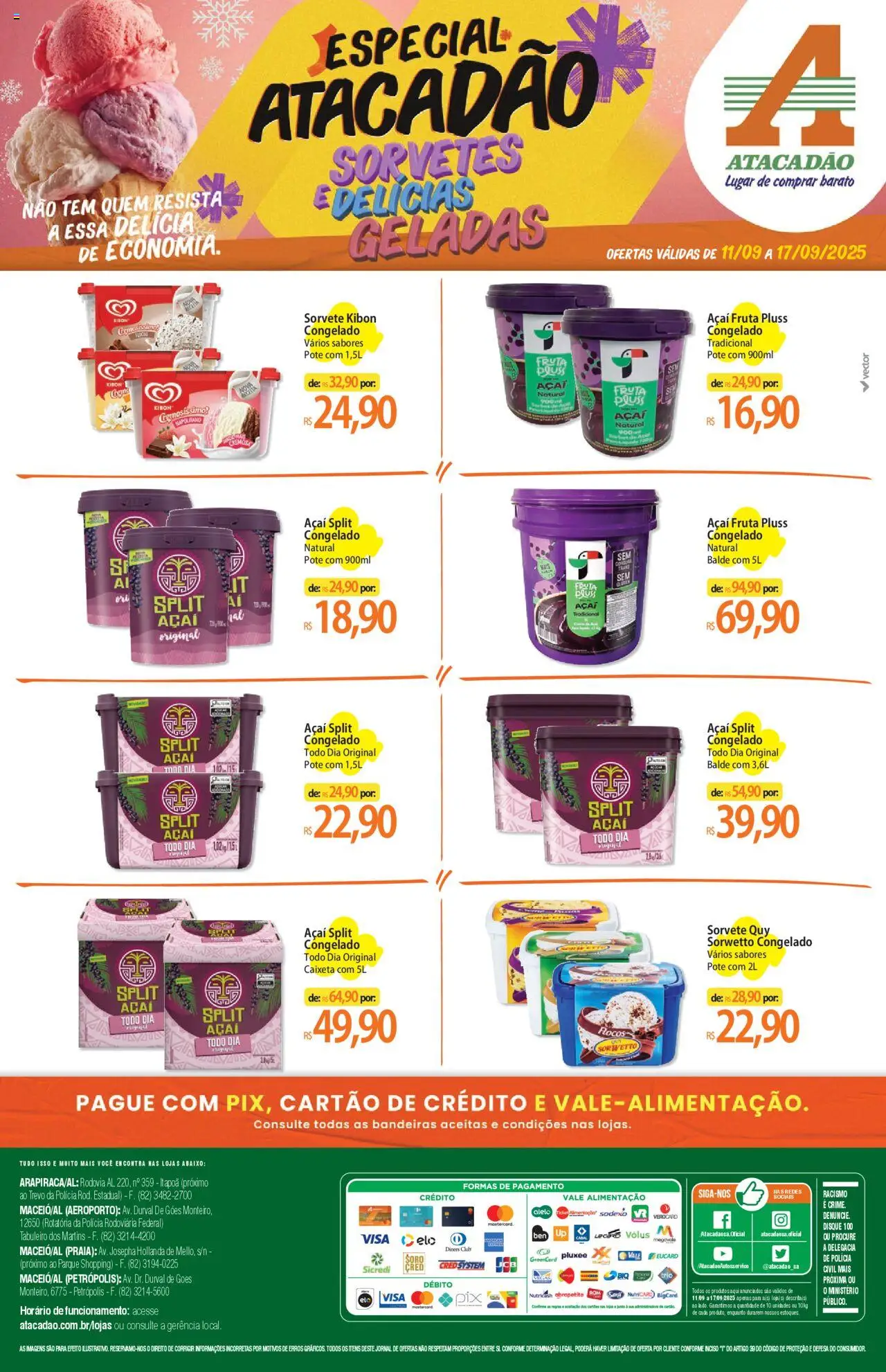 Atacadão folheto "Ofertas - AL" válido a partir de 11/09/2025 - número de página 1