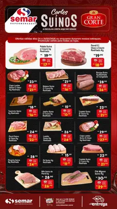Pré-Visualização do folheto "Semar Supermercado ofertas Suínos " da loja Semar Supermercado válido a partir de 24/03/2026