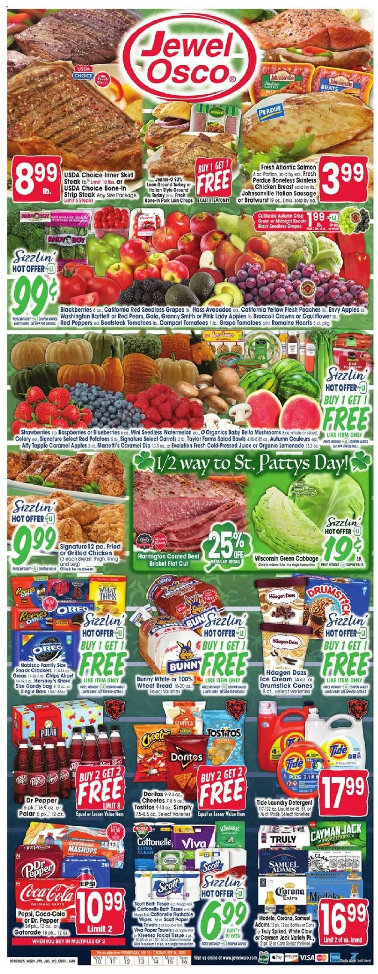 Jewel Osco Weekly Ad - IA from 09/10/2025 - Flyer - Page number 1