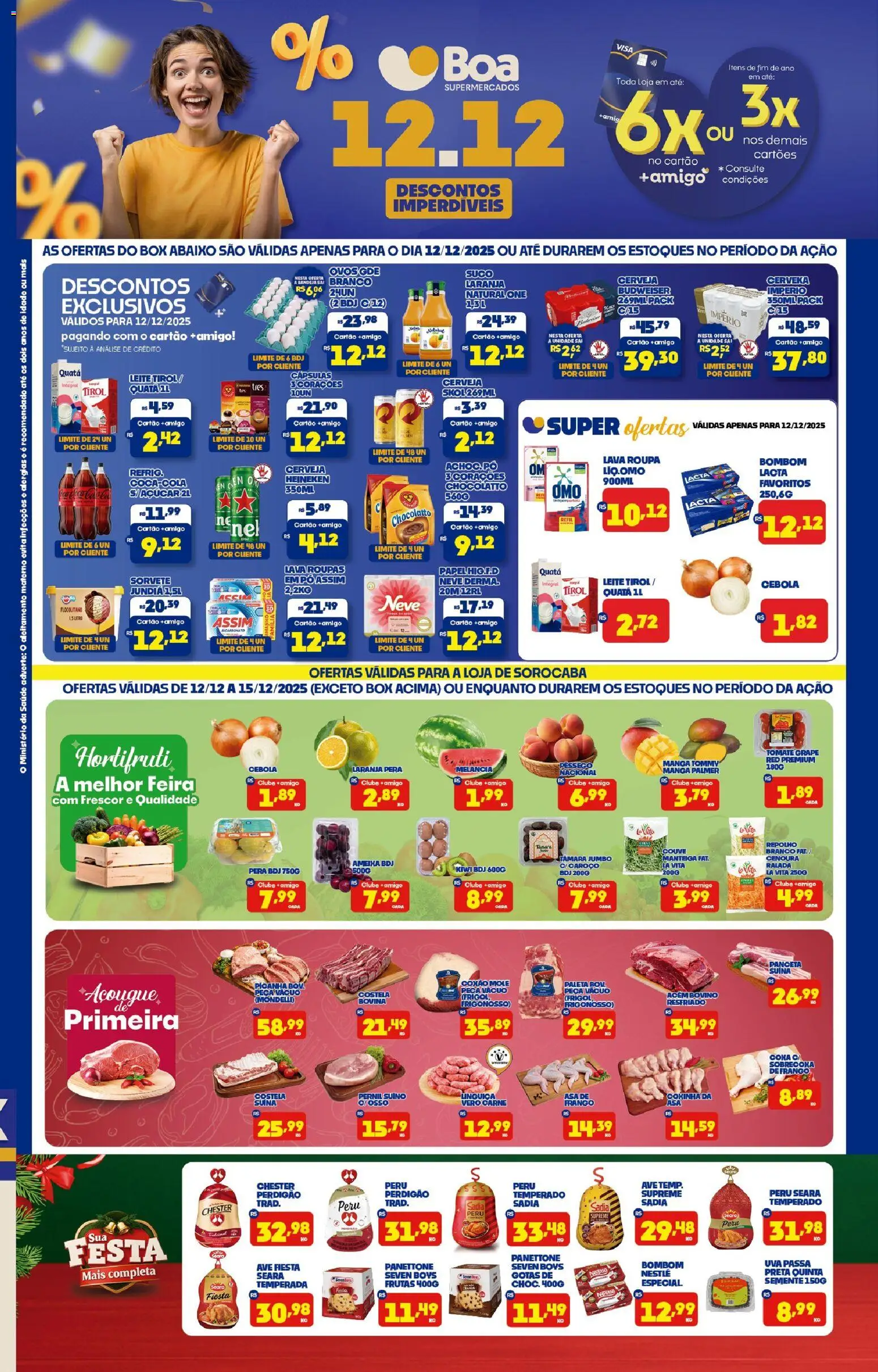 Pré-Visualização do folheto "Ofertas da semana" da loja Boa Supermercados válido a partir de 12/12/2025