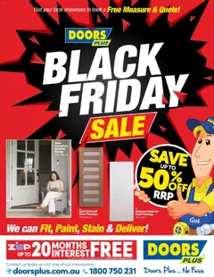 Preview of catalogue Black Friday from shop Doors Plus valid 01/11/2025