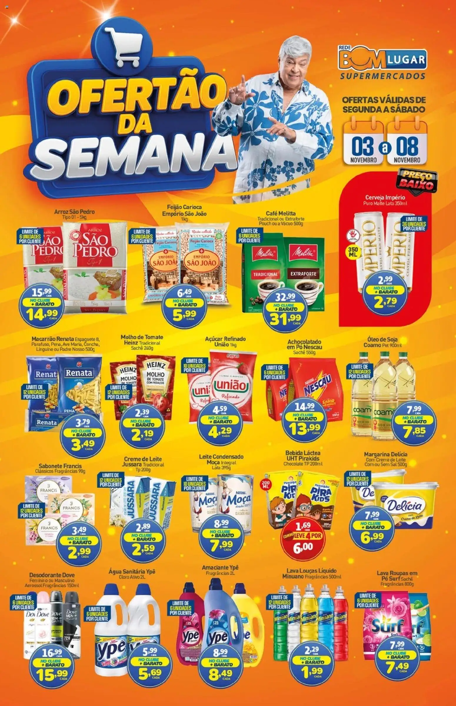 Pré-Visualização do folheto "Ofertas da semana" da loja Rede Bom Lugar válido a partir de 03/11/2025