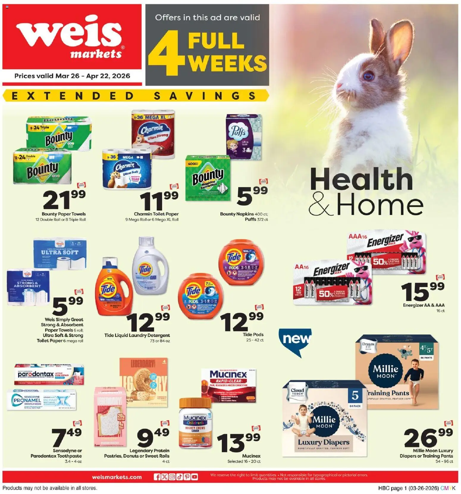 Ad Preview of Weis Weis Health & Home from 03/26/2026