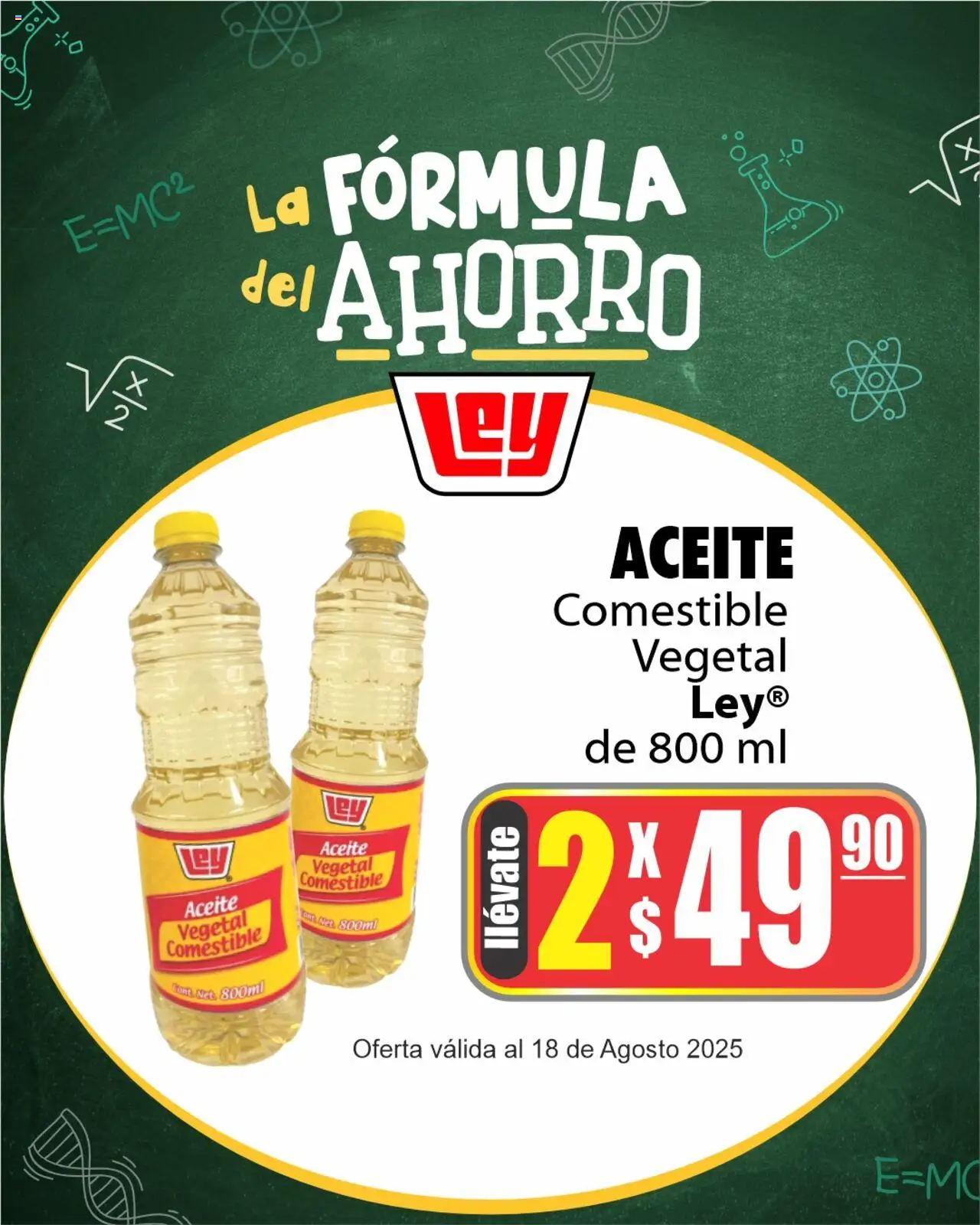Folleto - La Fórmula del Ahorro Casa Ley y sus promociones válidas desde el 18/08/2025 - Número de página 1