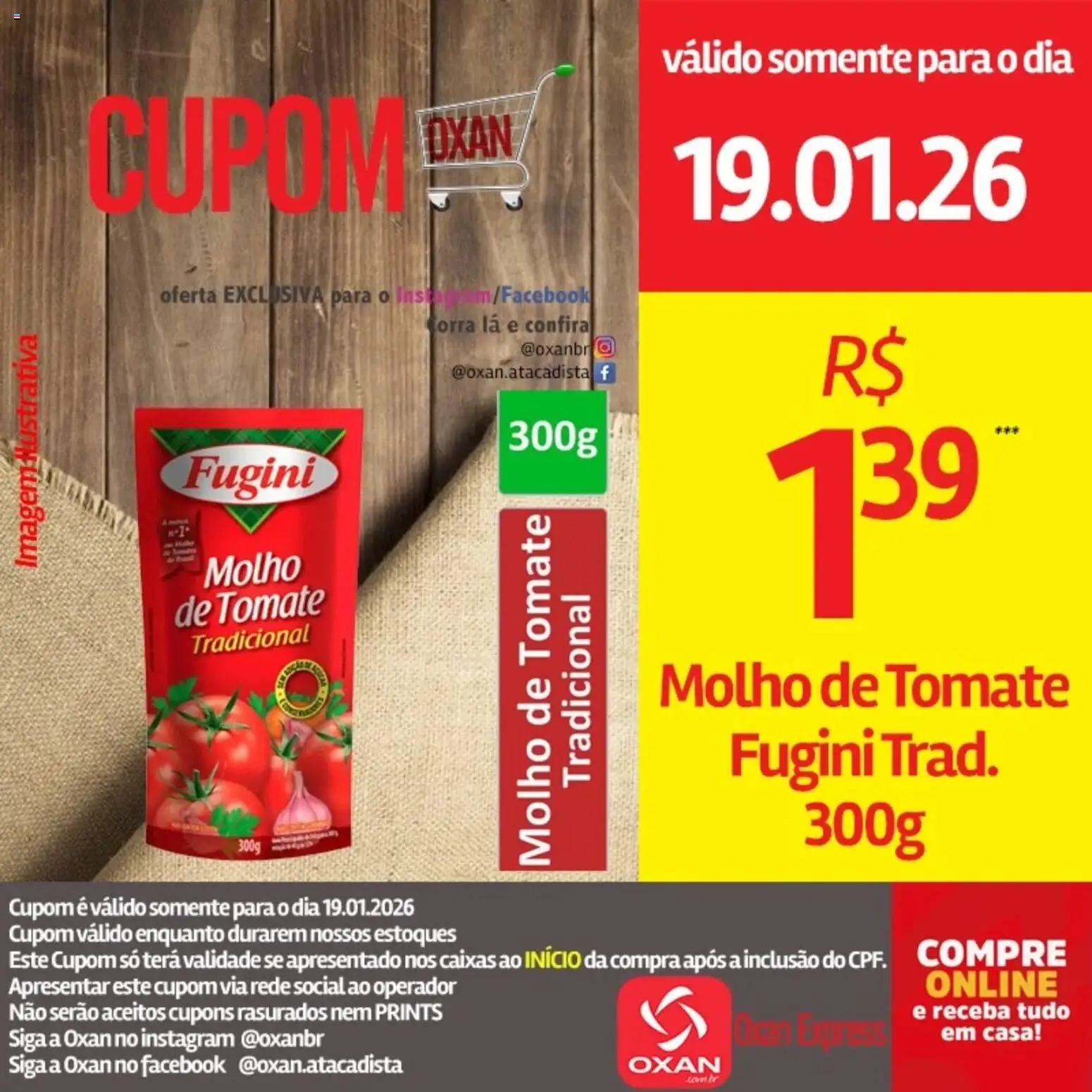 Pré-Visualização do folheto "Ofertas da semana" da loja Oxan Atacadista válido a partir de 19/01/2026