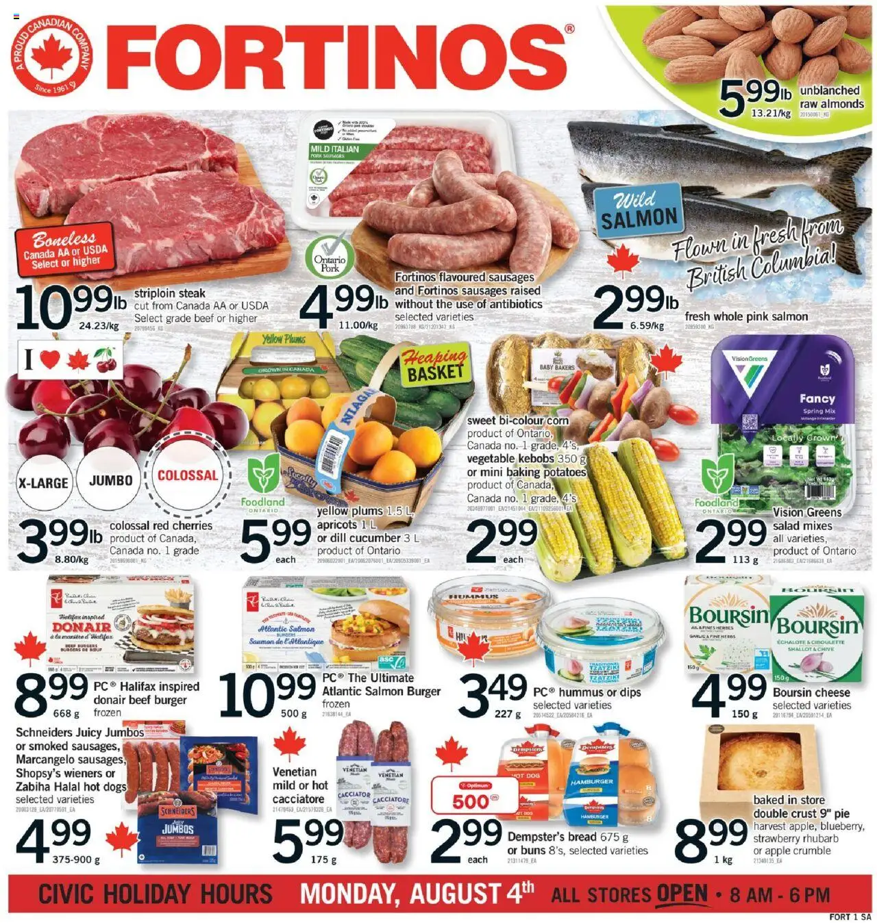 Fortinos flyer valid from Jul 31, 2025 - page number 1