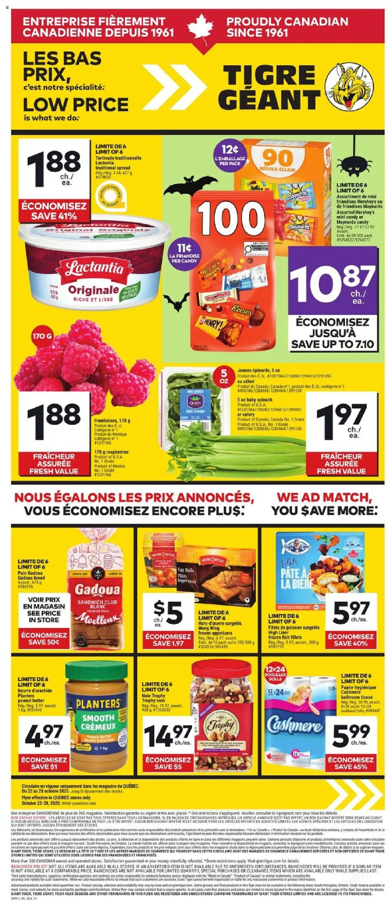 Giant Tiger flyer valid from Oct 22, 2025 - page number 1
